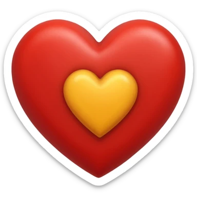 icono de corazon hecho con los dedos sticker