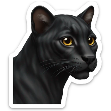 Animal pantera negra sticker