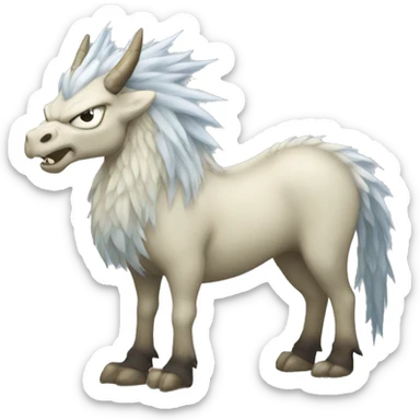 Angry Kirin sticker