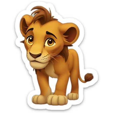 lion king Scar sticker