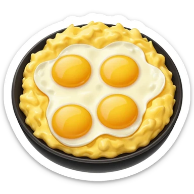 scramble egg sticker