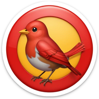 robin symbol sticker