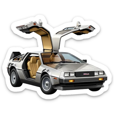 DeLorean DMC-12 sticker
