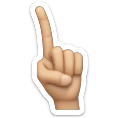 finger point you sticker