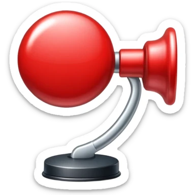 round pushpin wth red color sticker