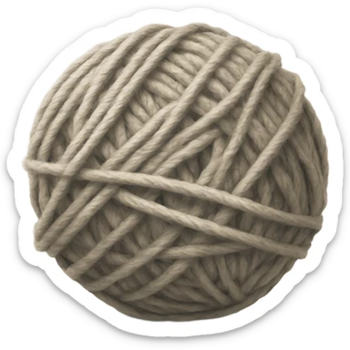 ball of yarn sticker