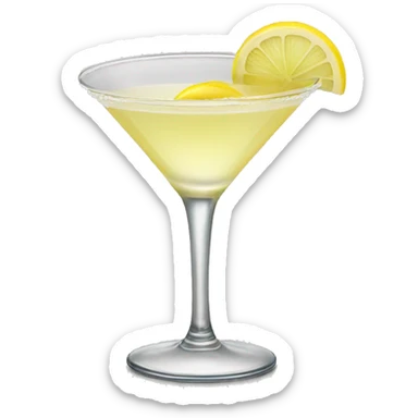 lemon drop martini sticker