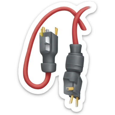 Eletric cable mickie mouse connector sticker