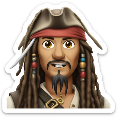 Jack sparrow  sticker
