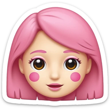 Estética  aniversário rosa de lacinhos,  faça laços rosa  sticker