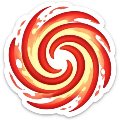 red oval portal sticker