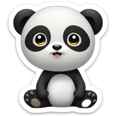 Panda suspicious sticker