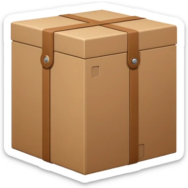 line patterned box sticker