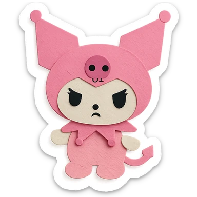 pink Kuromi sticker