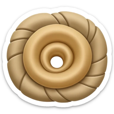 Curled up rug sticker