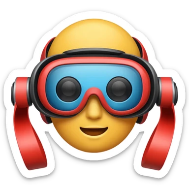 VR glasses sticker