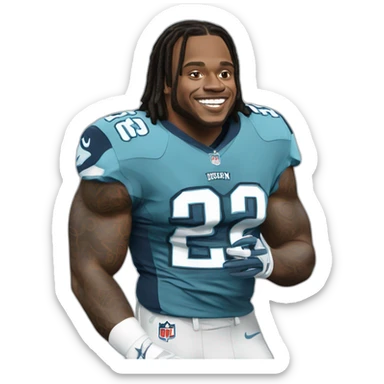 Derrick Henry NFL sticker