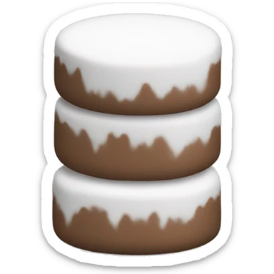 create a stack of marshmallows sticker