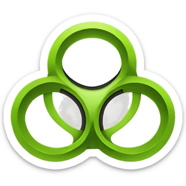 simbolo de nvidia sticker