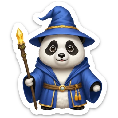 Panda Sorcerer sticker