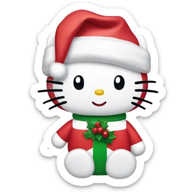 Hello kitty Christmas  sticker