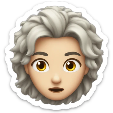 fear of cats sticker