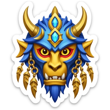 warcraft tribal faction emblem sticker