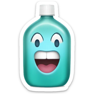 Mouthwash sticker