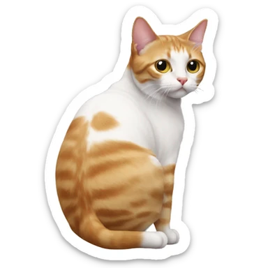  cat booty sticker