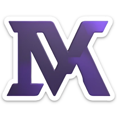 'Trackmania' word in futuristic font above 3D metallic 'T' and 'M' split vertically down the middle logo sticker