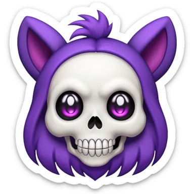 Kuromi animado  sticker