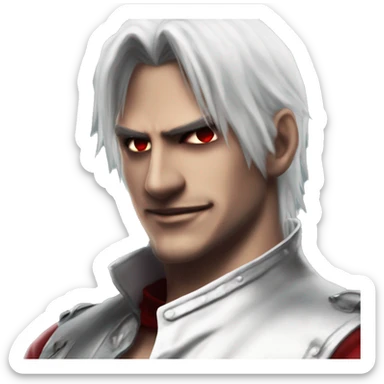 Dante devil may cry 3 Blushing  sticker
