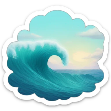 ocean sticker