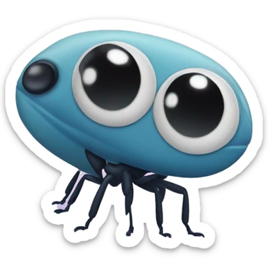 fly banner surf with two eyes sticker