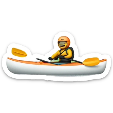 Claramorgane and kayak sticker