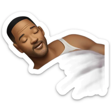 Sleeping will smith sticker