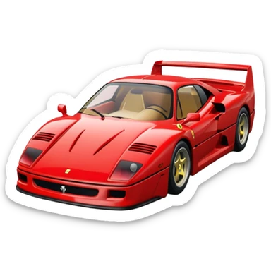 Ferrari f40￼ sticker