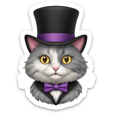 Кот маг sticker