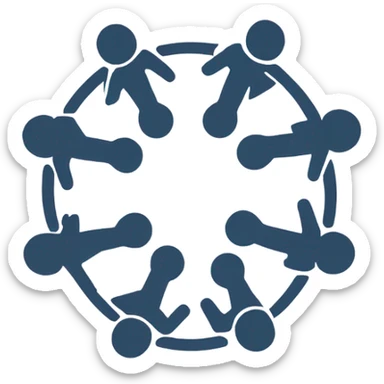 Meeting icon sticker