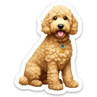 Golden doodle  sticker