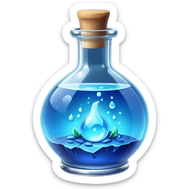 Blue Moonlight potion sticker