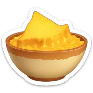 nacho cheese bowl sticker