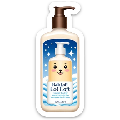 bath and body works book loft lotion  sticker