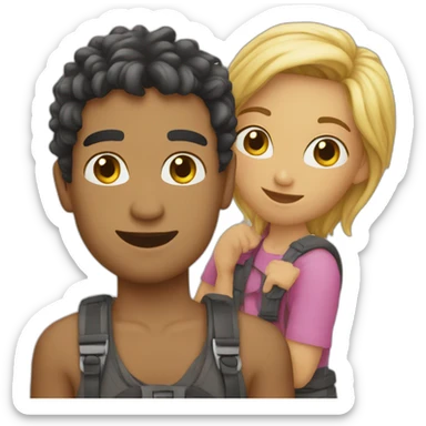 Tour jumelles sticker