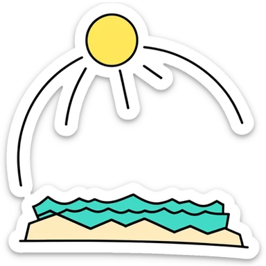 Summer sticker