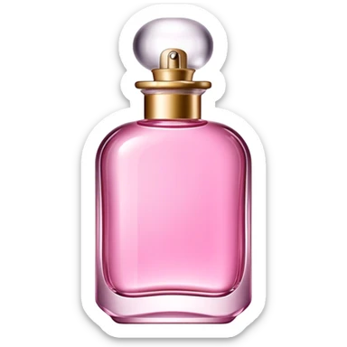 Esthetic pink perfume  sticker