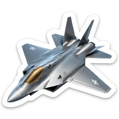 f22 raptor jet sticker