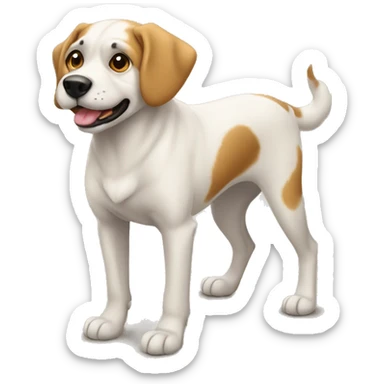 Perro en dos patas  sticker