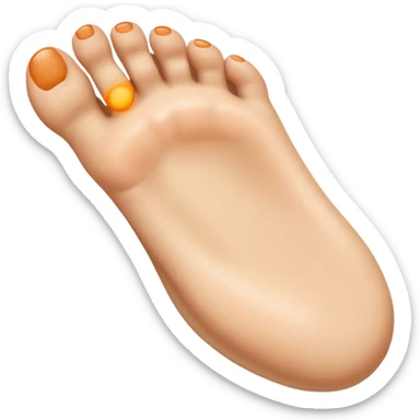lazy foot sticker