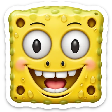 Make a SpongeBob emoji sticker